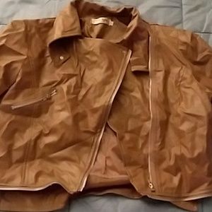 Adorable faux leather jacket